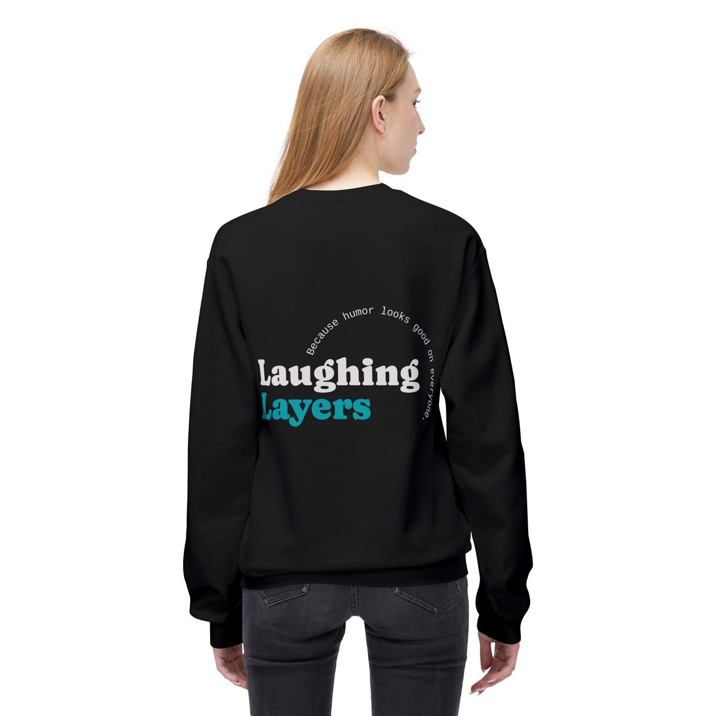 "Laughing Layers" Unisex Crewneck Sweatshirt