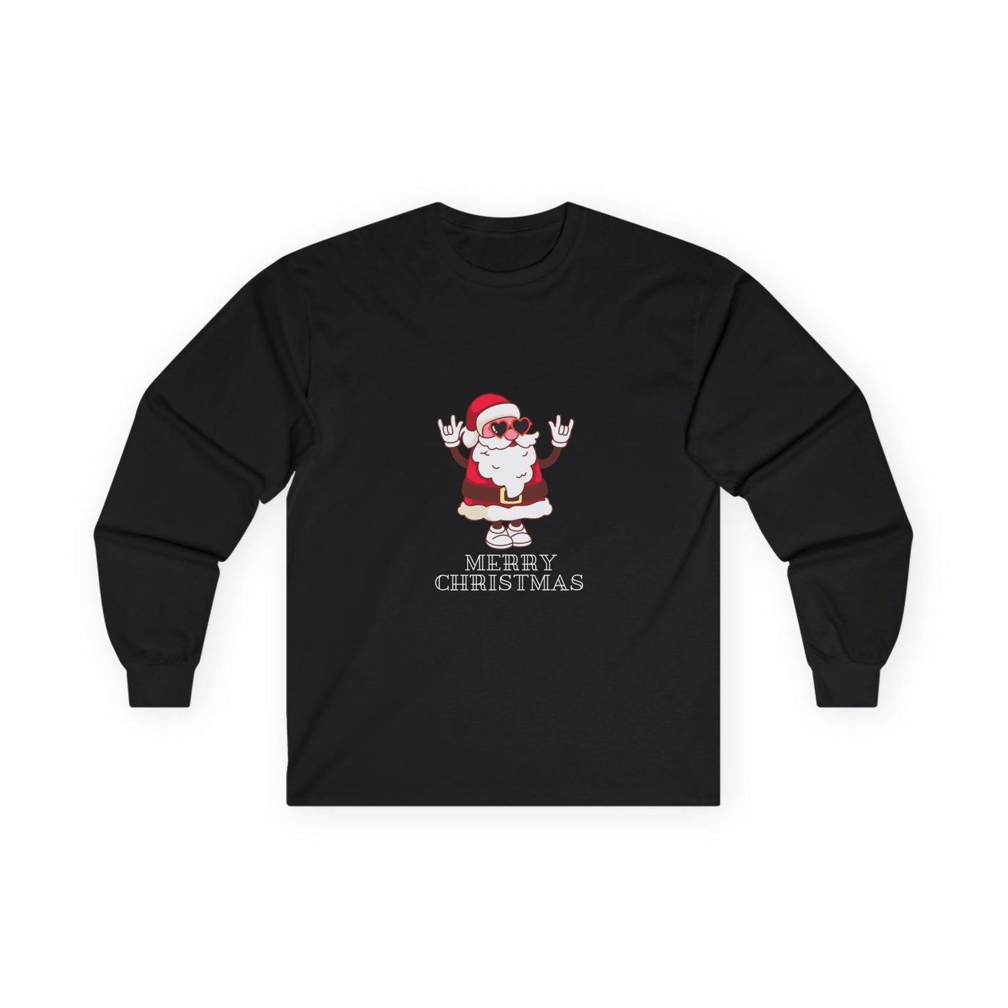 Christmas Santa Rocking -  Unisex Long Sleeve Tee