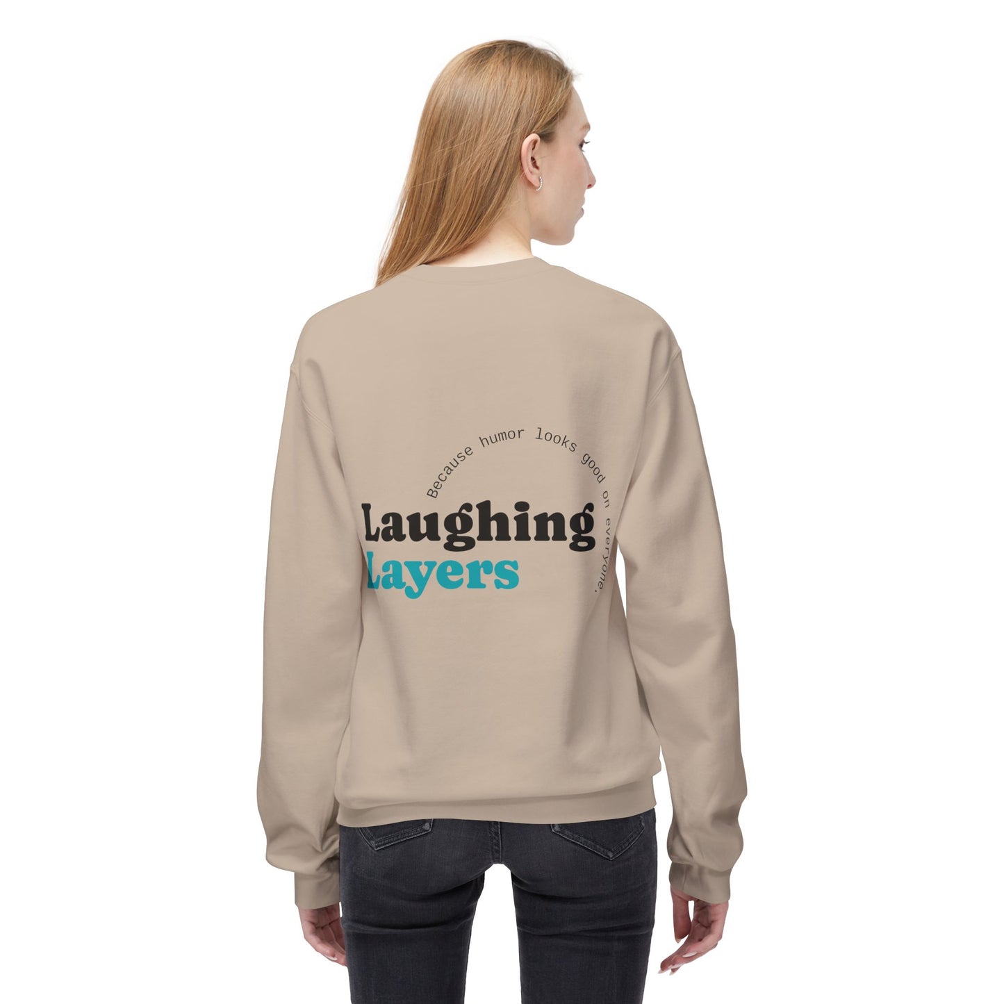 "Laughing Layers" Unisex Crewneck Sweatshirt