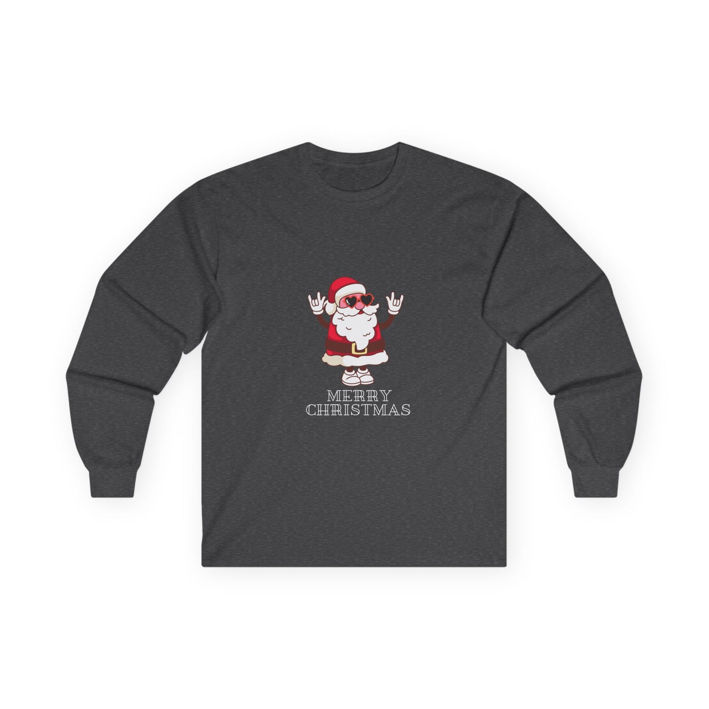 Christmas Santa Rocking -  Unisex Long Sleeve Tee