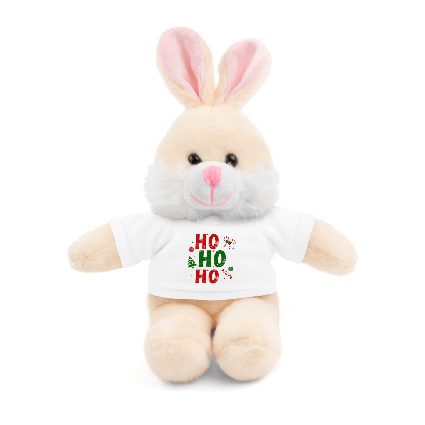 Christmas Teddy Bear with 'HO HO HO' Tee