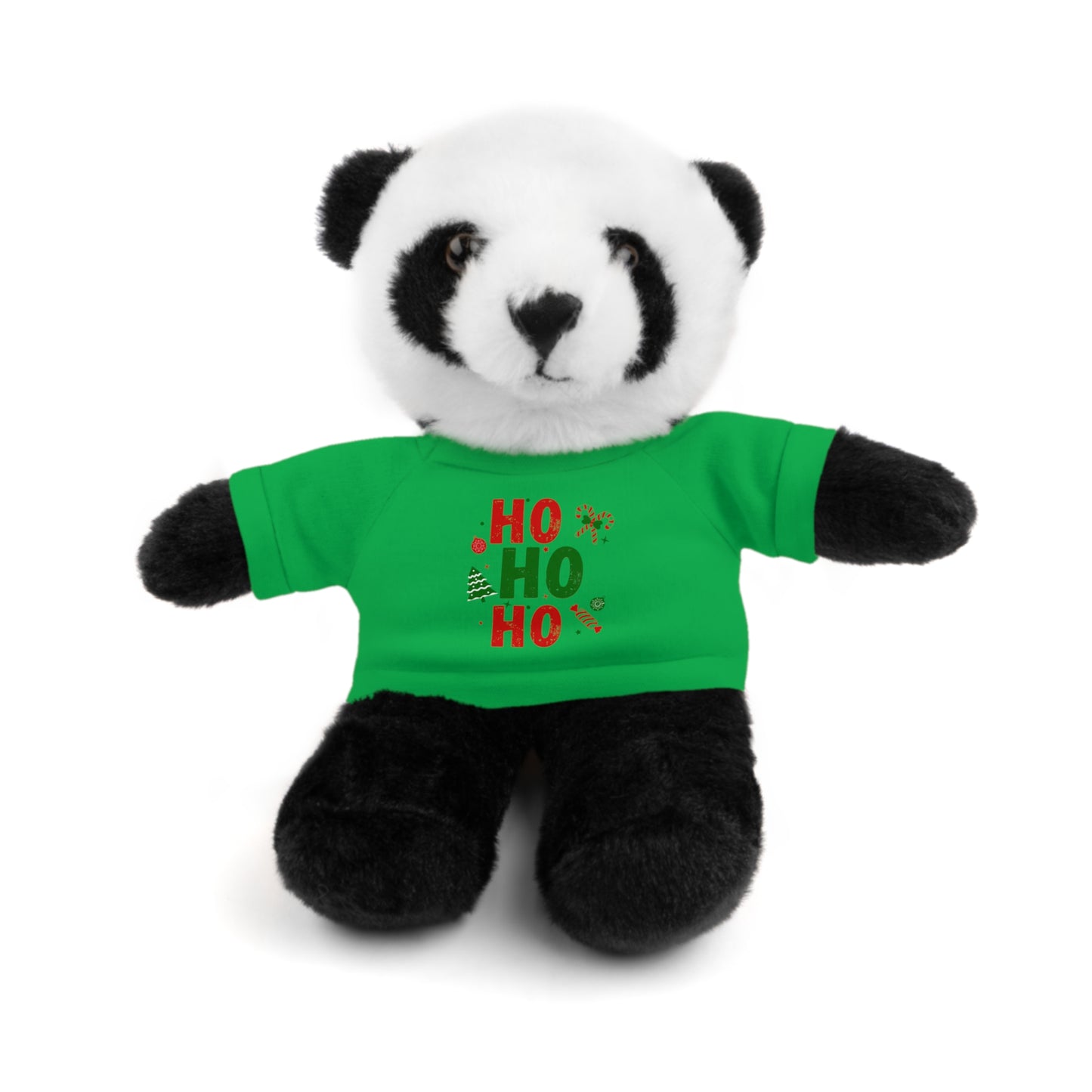 Christmas Teddy Bear with 'HO HO HO' Tee