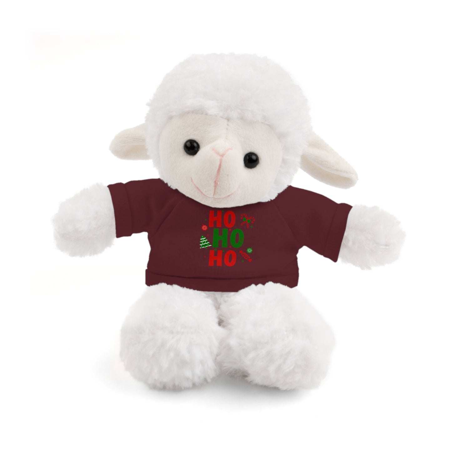 Christmas Teddy Bear with 'HO HO HO' Tee