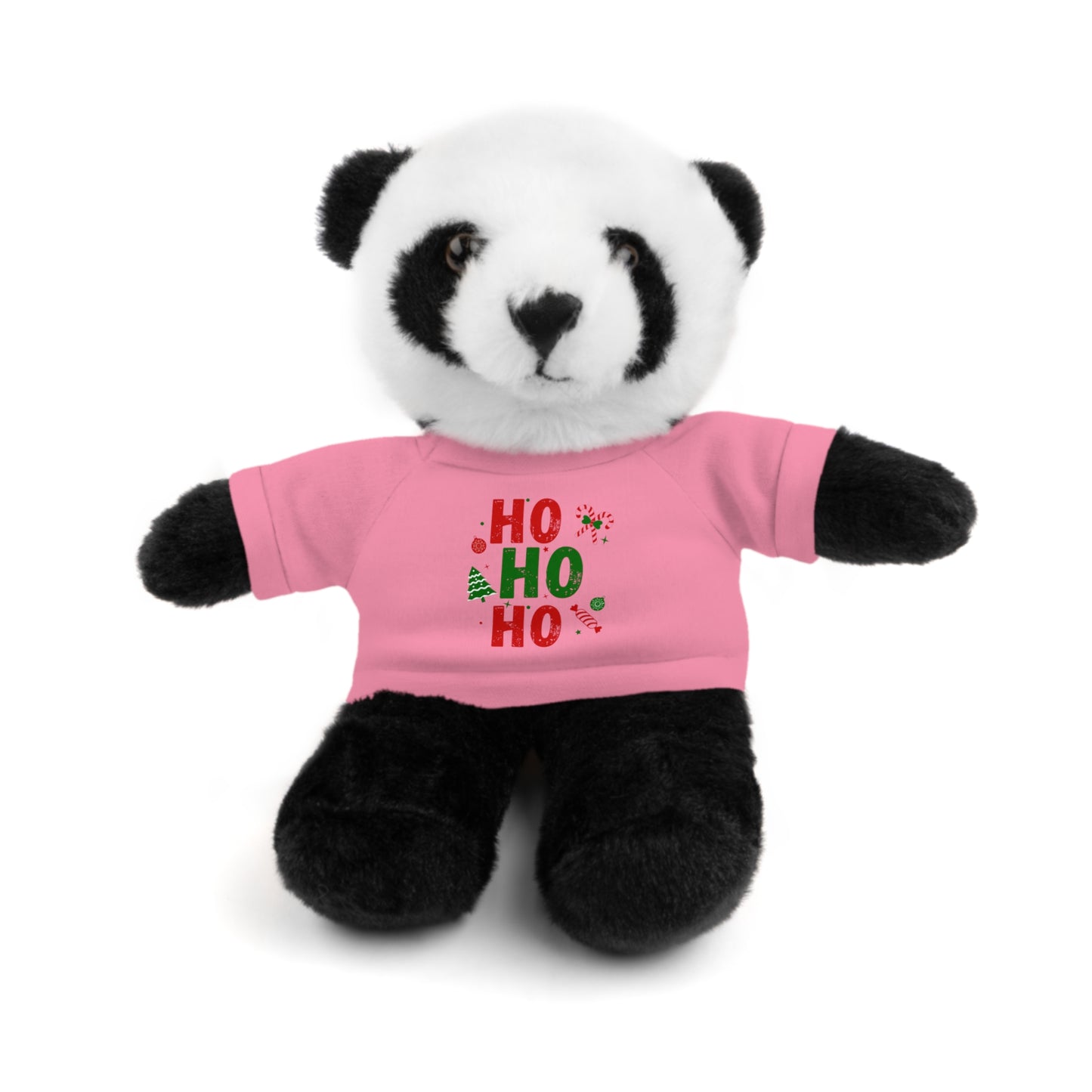 Christmas Teddy Bear with 'HO HO HO' Tee