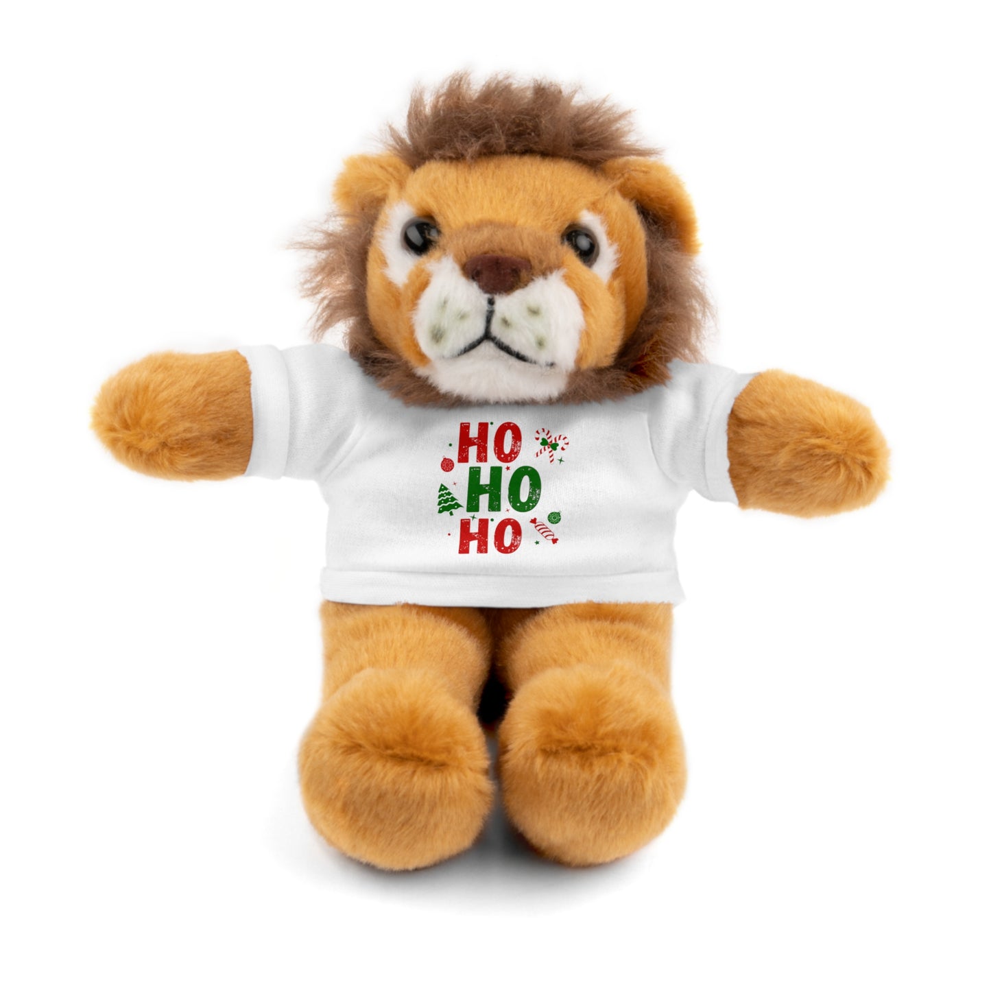 Christmas Teddy Bear with 'HO HO HO' Tee