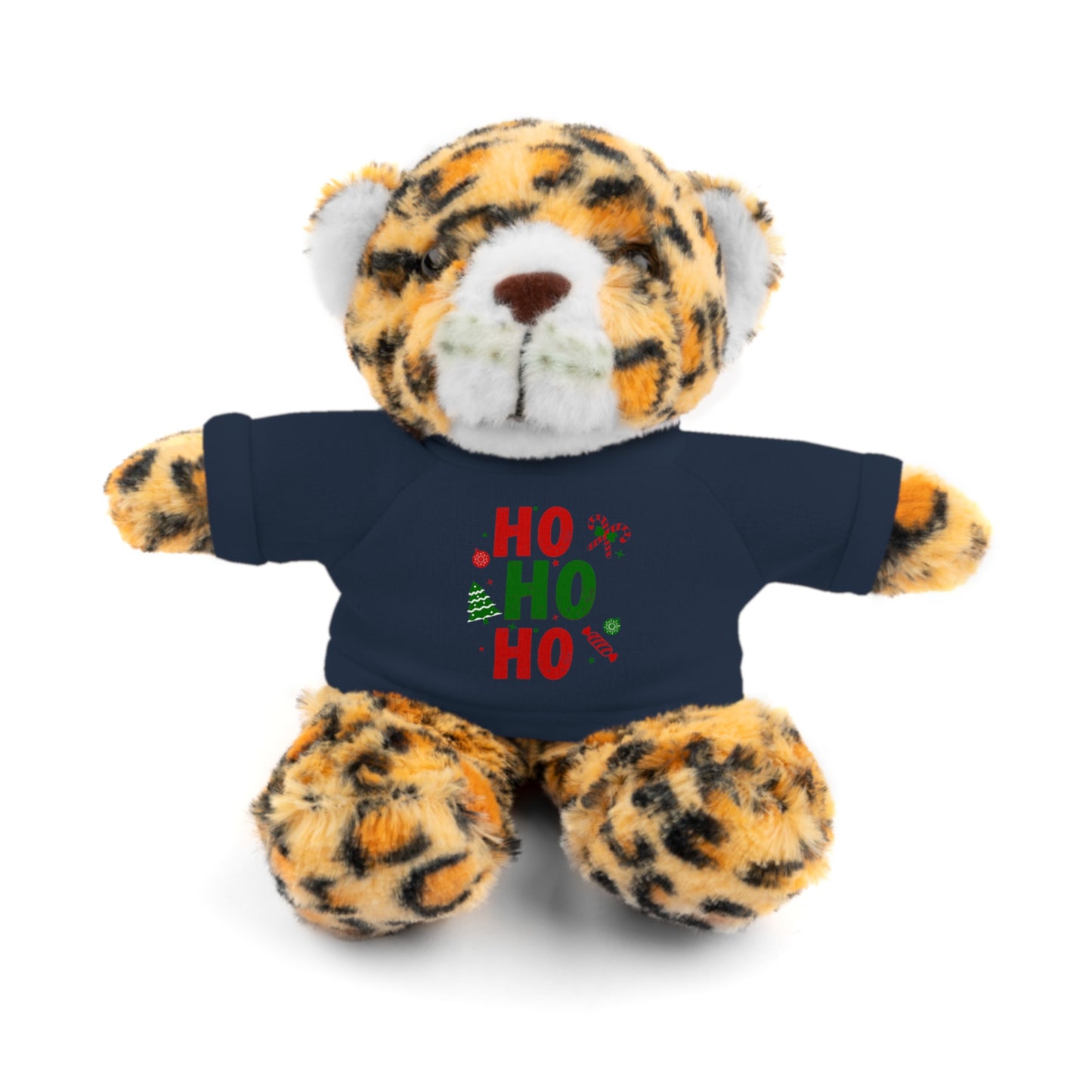 Christmas Teddy Bear with 'HO HO HO' Tee