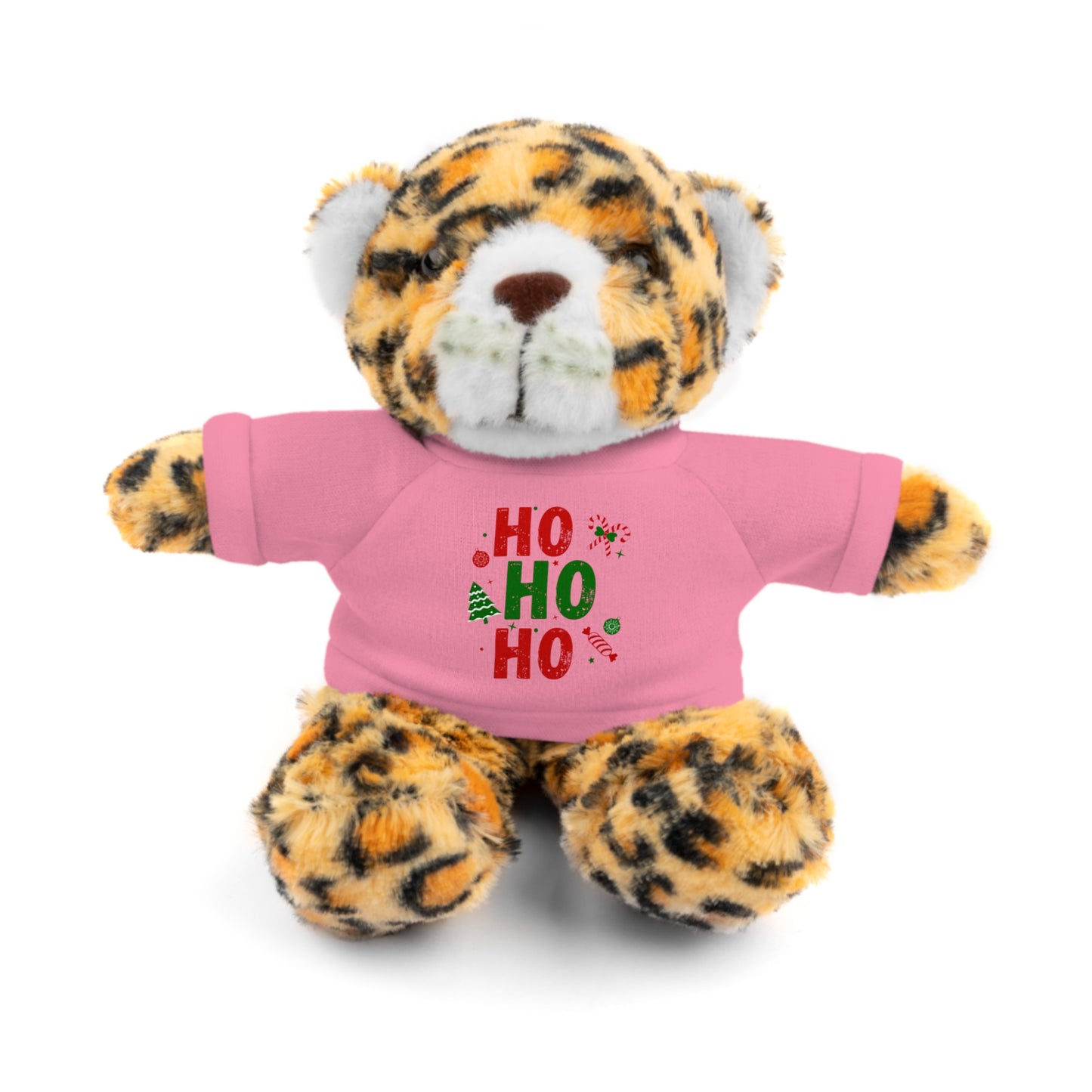 Christmas Teddy Bear with 'HO HO HO' Tee