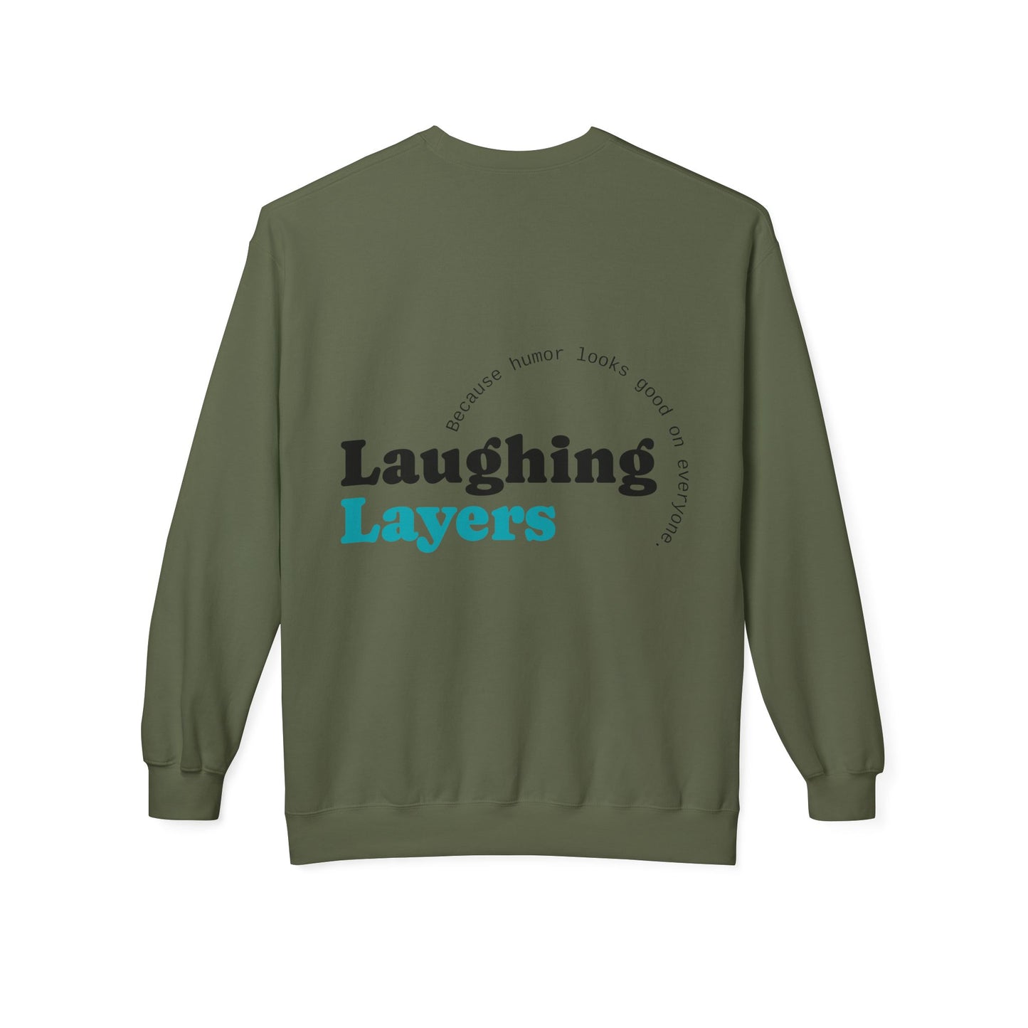 "Laughing Layers" Unisex Crewneck Sweatshirt