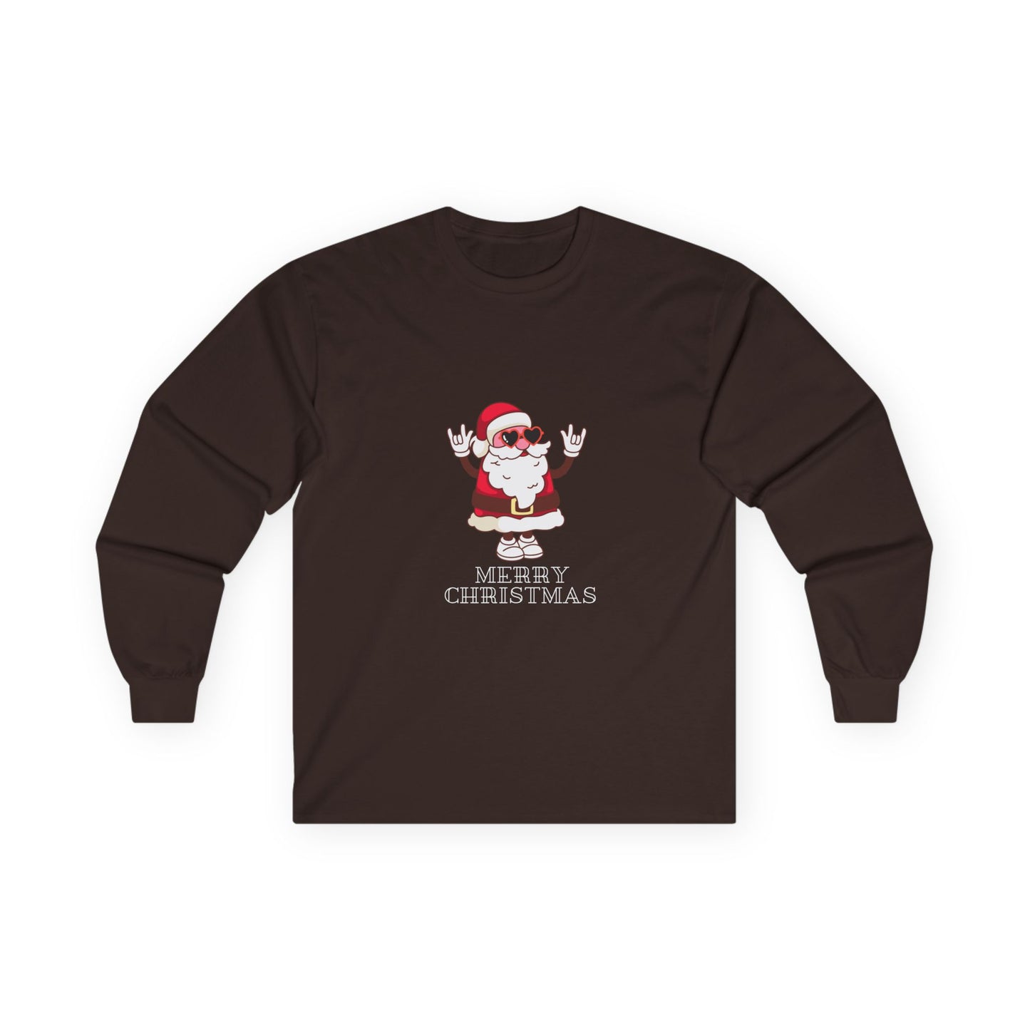 Christmas Santa Rocking -  Unisex Long Sleeve Tee