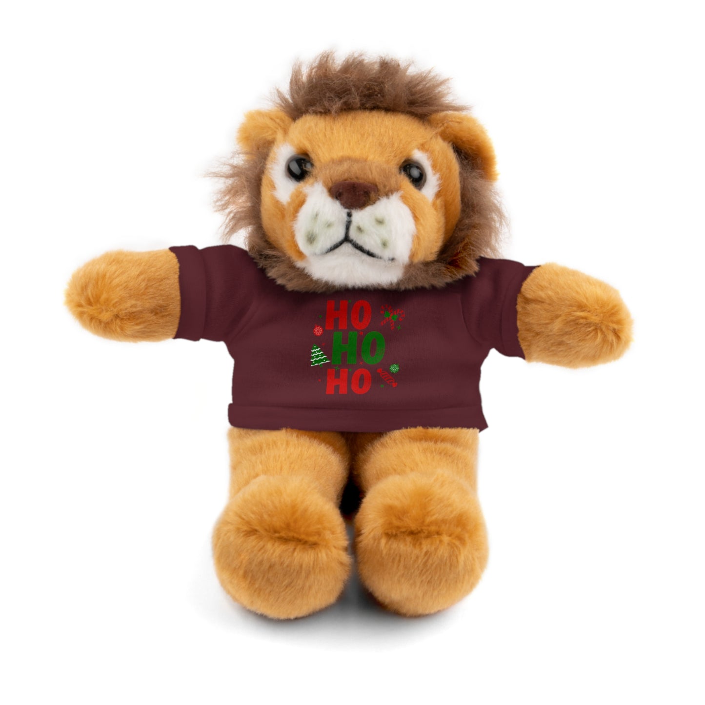 Christmas Teddy Bear with 'HO HO HO' Tee