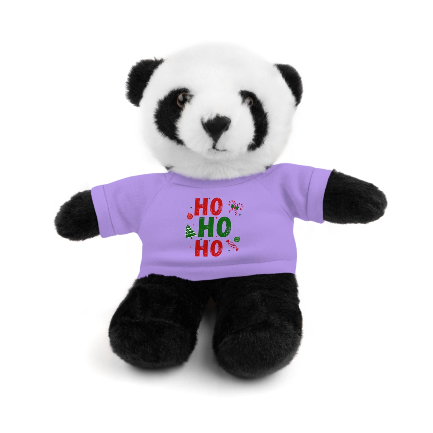Christmas Teddy Bear with 'HO HO HO' Tee