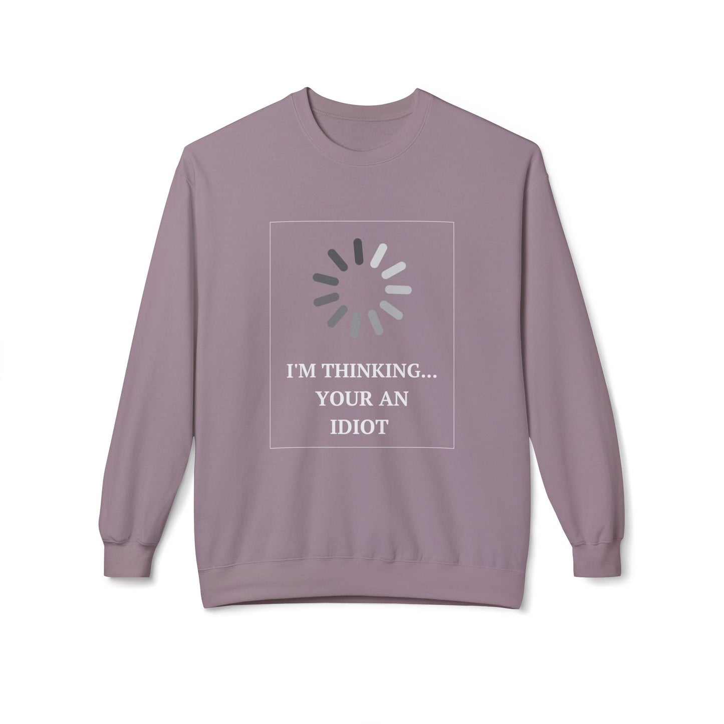 "I'm Thinking... Your An Idiot" - Unisex Crewneck Sweatshirt