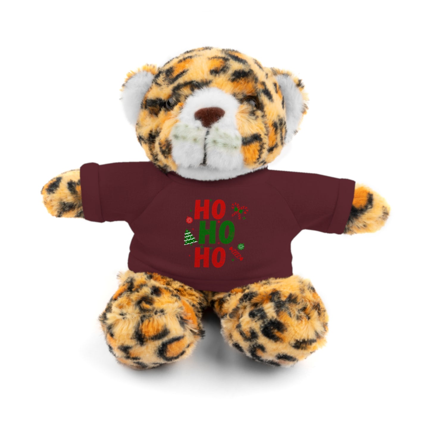 Christmas Teddy Bear with 'HO HO HO' Tee