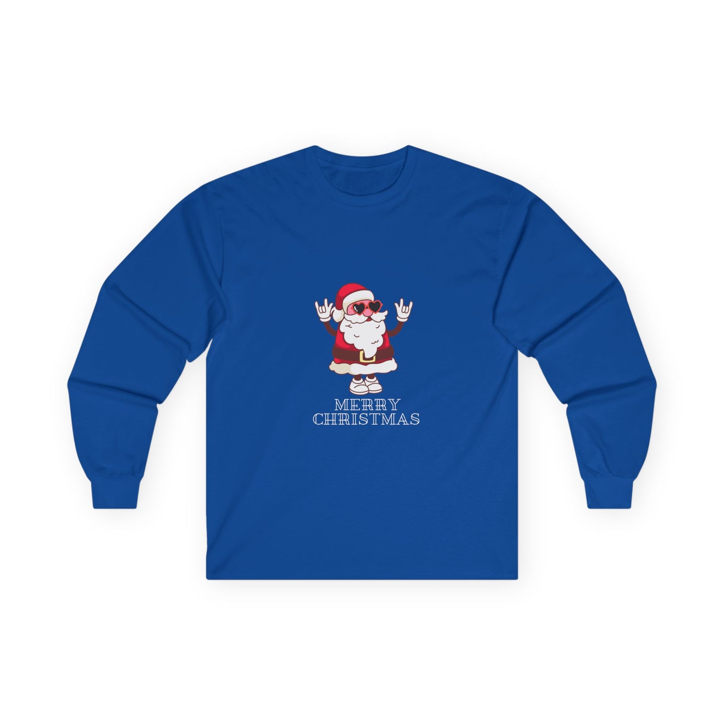 Christmas Santa Rocking -  Unisex Long Sleeve Tee