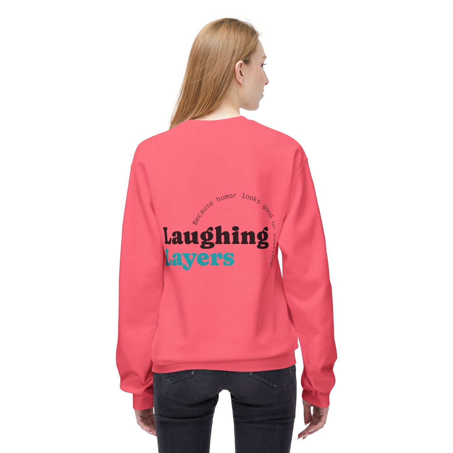 "Laughing Layers" Unisex Crewneck Sweatshirt