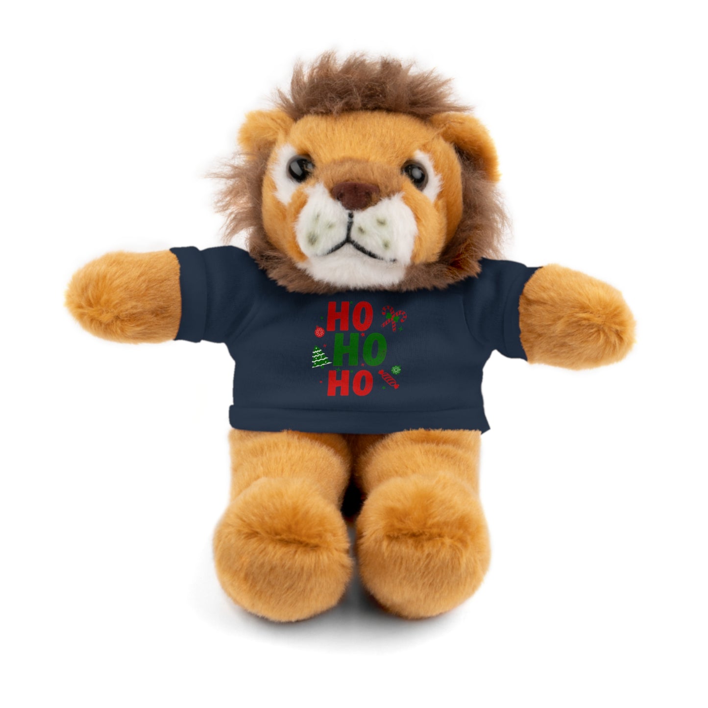 Christmas Teddy Bear with 'HO HO HO' Tee
