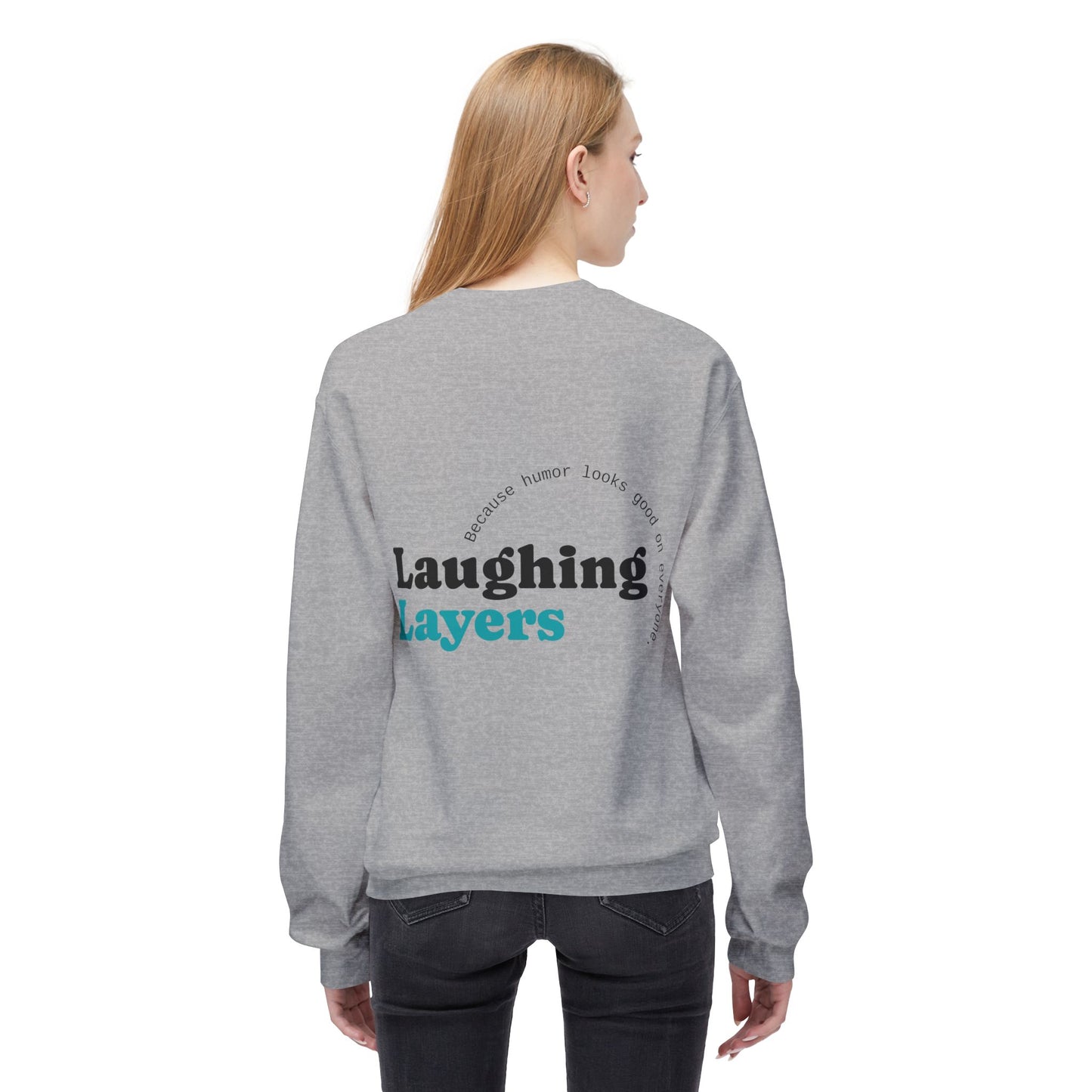 "Laughing Layers" Unisex Crewneck Sweatshirt