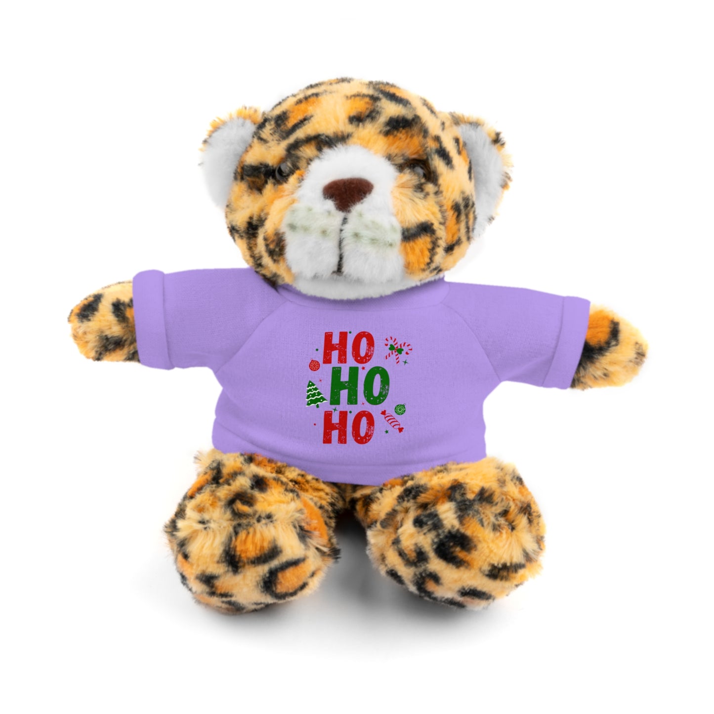 Christmas Teddy Bear with 'HO HO HO' Tee