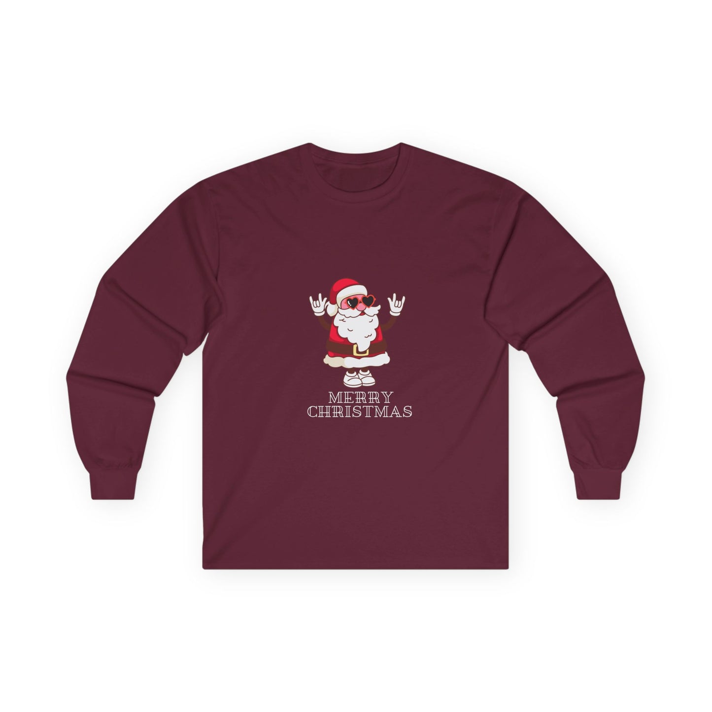 Christmas Santa Rocking -  Unisex Long Sleeve Tee