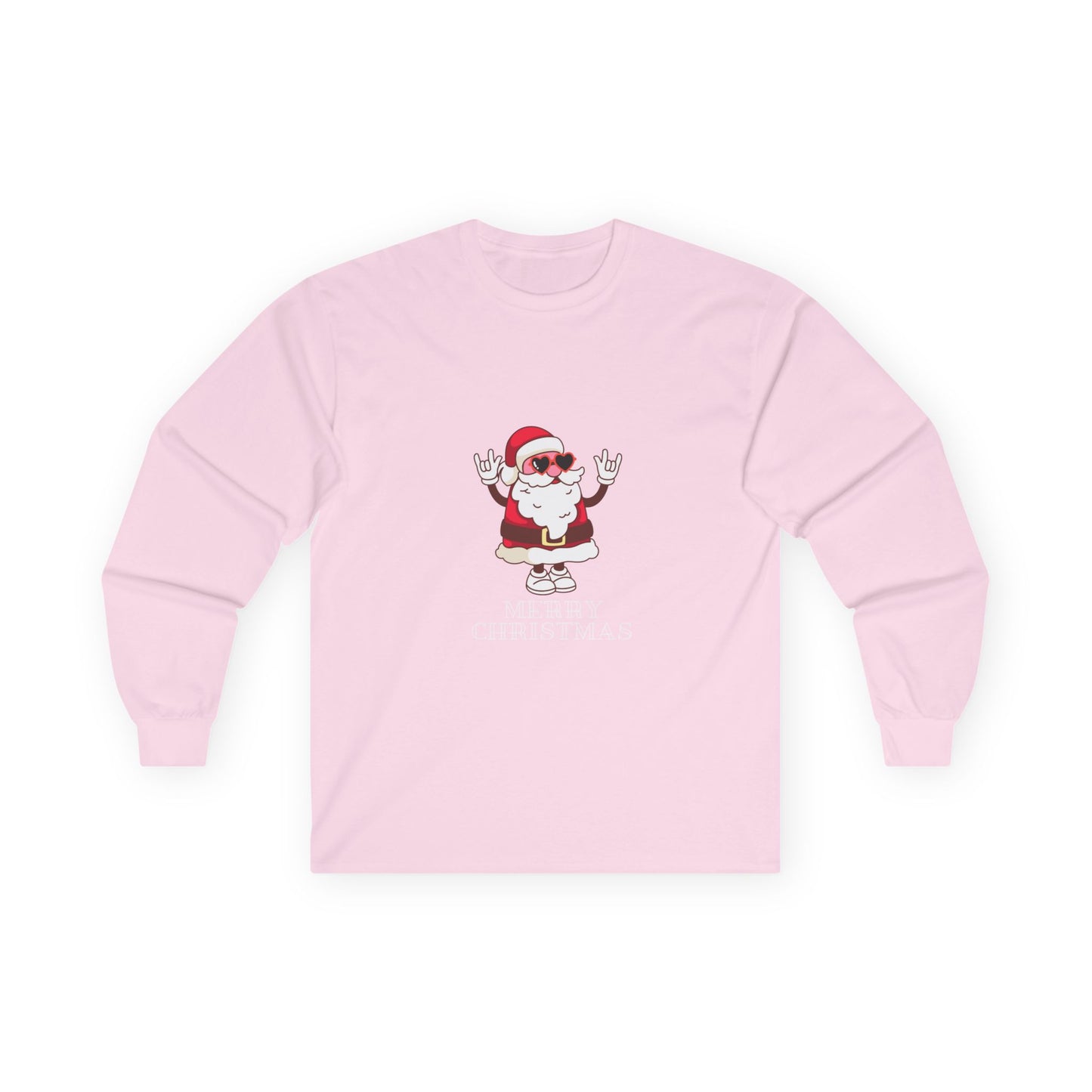 Christmas Santa Rocking -  Unisex Long Sleeve Tee